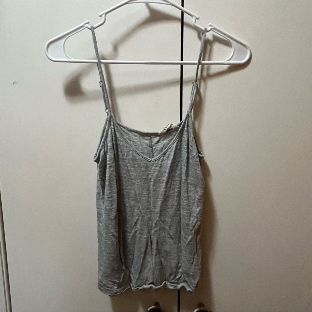 Madewell Gray Sleeveless Camisole Top